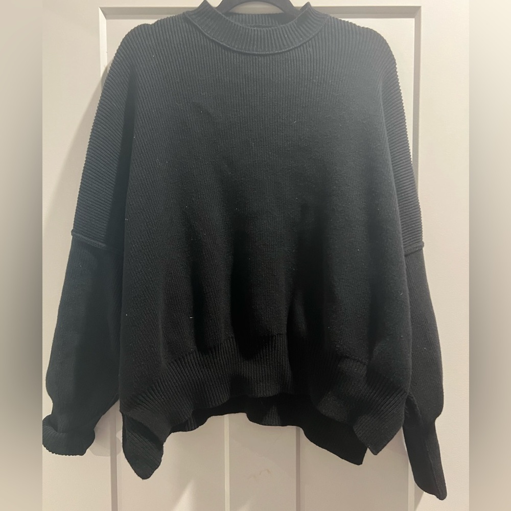 Black easy street tunic